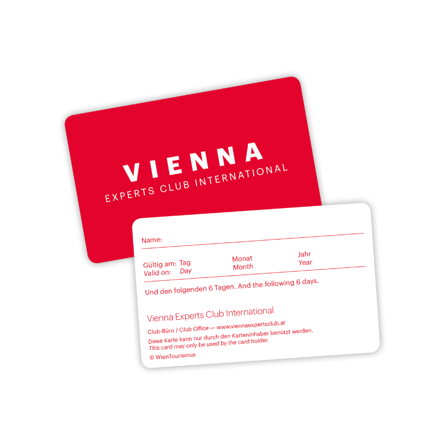 Vienna Experts Club Internation Card