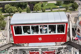 VECI member at the Vienna Giant Ferris Wheel