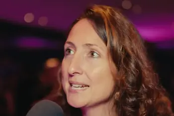 Picture of Aurélie Leca during an Interview