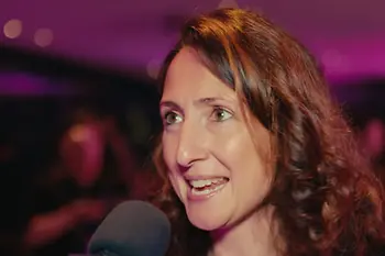 Picture of Aurélie Leca during an Interview