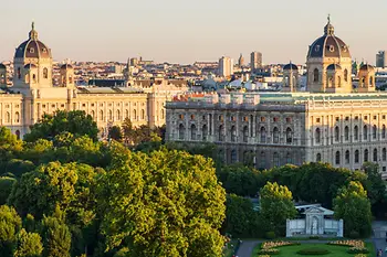  Vue sur le Volksgarten à Vienne 