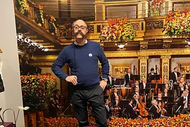 Mann mit Schnauzbart